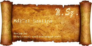 Mözl Szelina névjegykártya